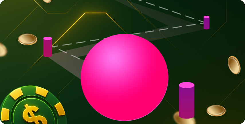 Игровое поле Plinko